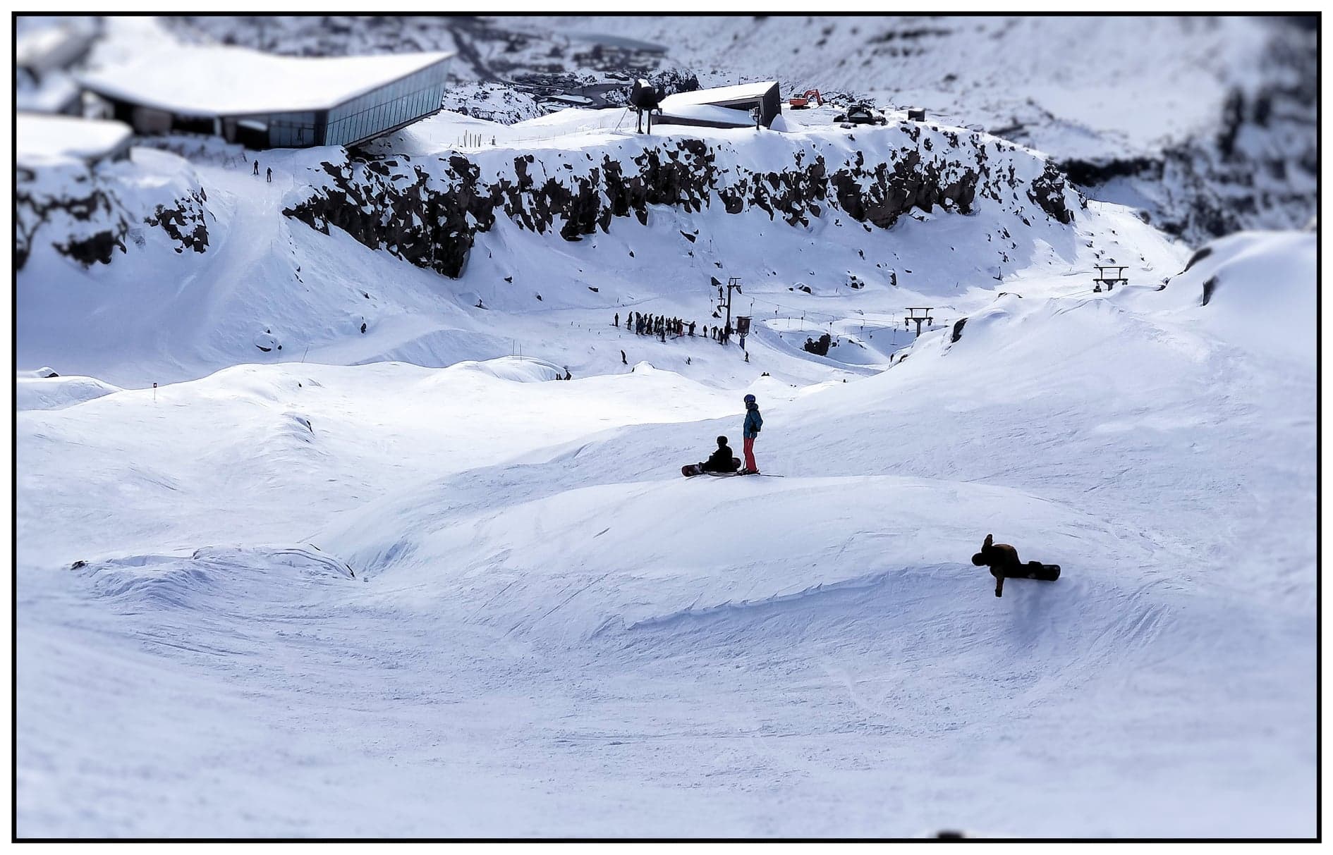 Whakapapa ski field on Mt Ruapehu